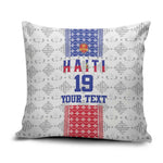 Custom Afro-Haitians Football Pillow Cover National Flag Design
