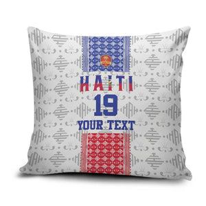 Custom Afro-Haitians Football Pillow Cover National Flag Design