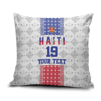 Custom Afro-Haitians Football Pillow Cover National Flag Design