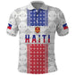 Custom Afro-Haitians Football Polo Shirt National Flag Design LT19