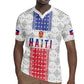Custom Afro-Haitians Football Rugby Jersey National Flag Design LT19