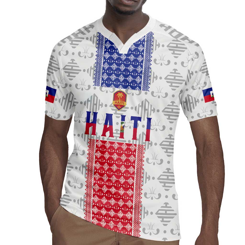 Custom Afro-Haitians Football Rugby Jersey National Flag Design LT19