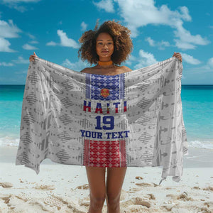 Custom Afro-Haitians Football Sarong National Flag Design - African Pride