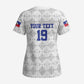 Custom Afro-Haitians Football Scrub Top National Flag Design - African Pride