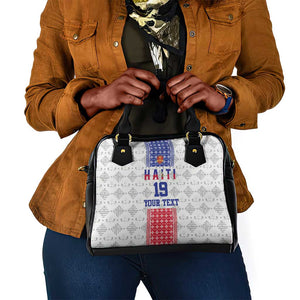 Custom Afro-Haitians Football Shoulder Handbag National Flag Design - African Pride