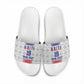 Custom Afro-Haitians Football Slide Sandals National Flag Design