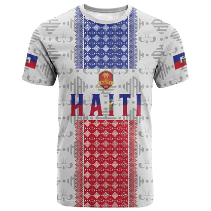 Custom Afro-Haitians Football T shirt National Flag Design LT19