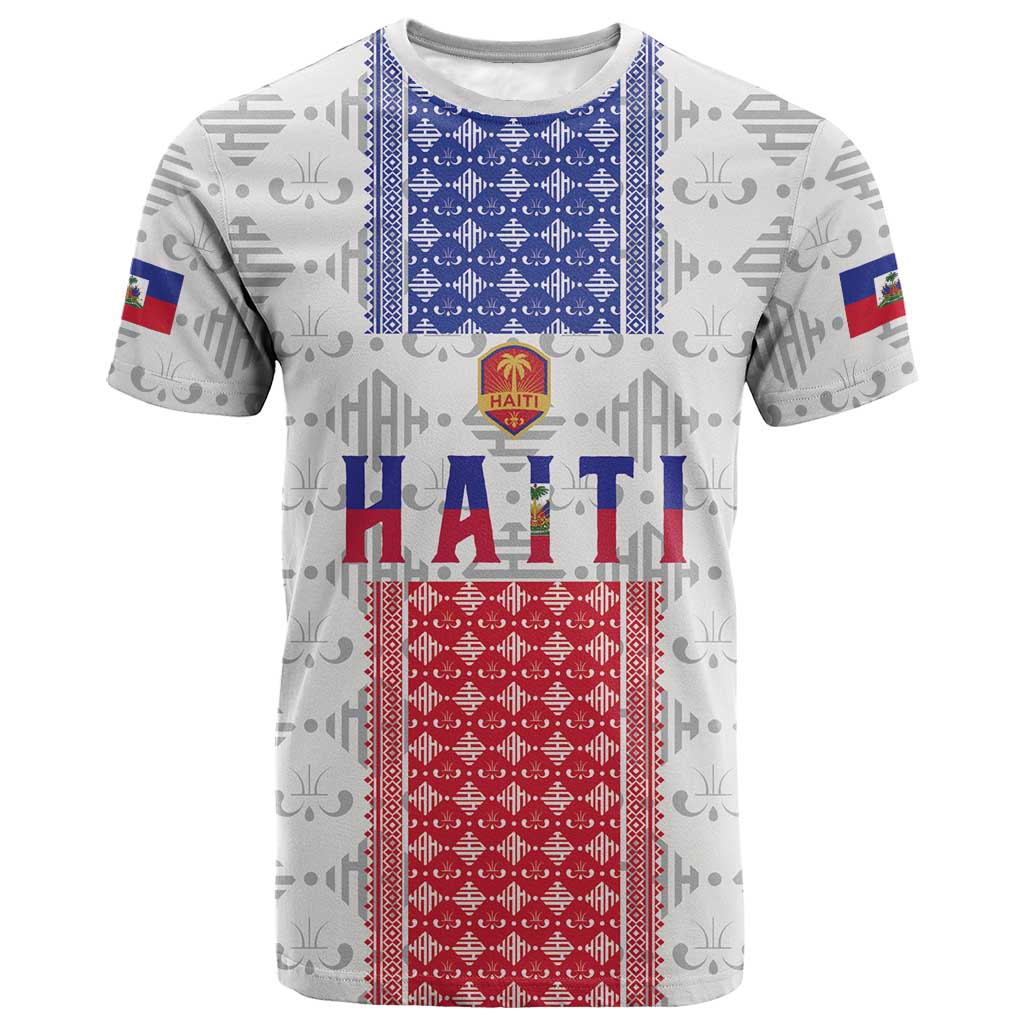 Custom Afro-Haitians Football T shirt National Flag Design LT19