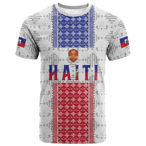 Custom Afro-Haitians Football T shirt National Flag Design LT19