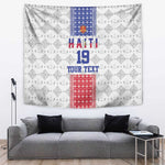 Custom Afro-Haitians Football Tapestry National Flag Design - African Pride