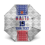 Custom Afro-Haitians Football Umbrella National Flag Design