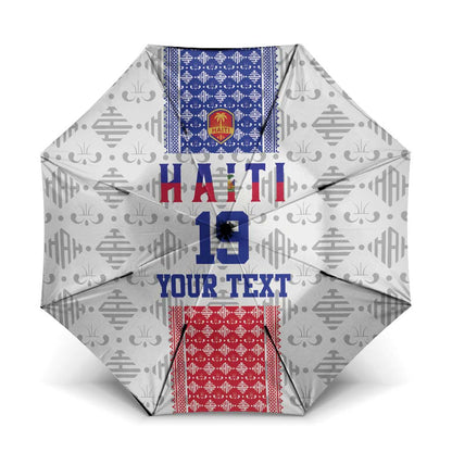 Custom Afro-Haitians Football Umbrella National Flag Design