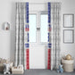 Custom Afro-Haitians Football Window Curtain National Flag Design - African Pride