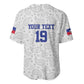 Custom Afro-Haitians Football Baseball Jersey Paisley Flag Pattern Design LT19