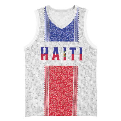 Custom Afro-Haitians Football Basketball Jersey Paisley Flag Pattern Design - African Pride