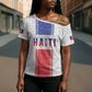Custom Afro-Haitians Football Cross Shoulder Shirt Paisley Flag Pattern Design
