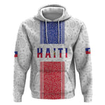 Custom Afro-Haitians Football Hoodie Paisley Flag Pattern Design - African Pride
