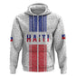 Custom Afro-Haitians Football Hoodie Paisley Flag Pattern Design - African Pride