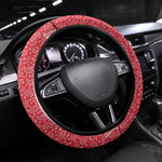 Afro-Haitians Football Steering Wheel Cover Paisley Flag Pattern Design - African Pride