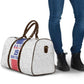 Custom Afro-Haitians Football Travel Bag Paisley Flag Pattern Design