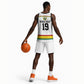 Custom World Football 2026 Ghana Basketball Jersey Black Star Adinkra Heritage White Version