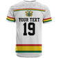 Custom World Football 2026 Ghana T shirt Black Star Adinkra Heritage White Version