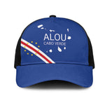 Alou Cabo Verde Football Baseball Net Cap Island Map Flag Pride