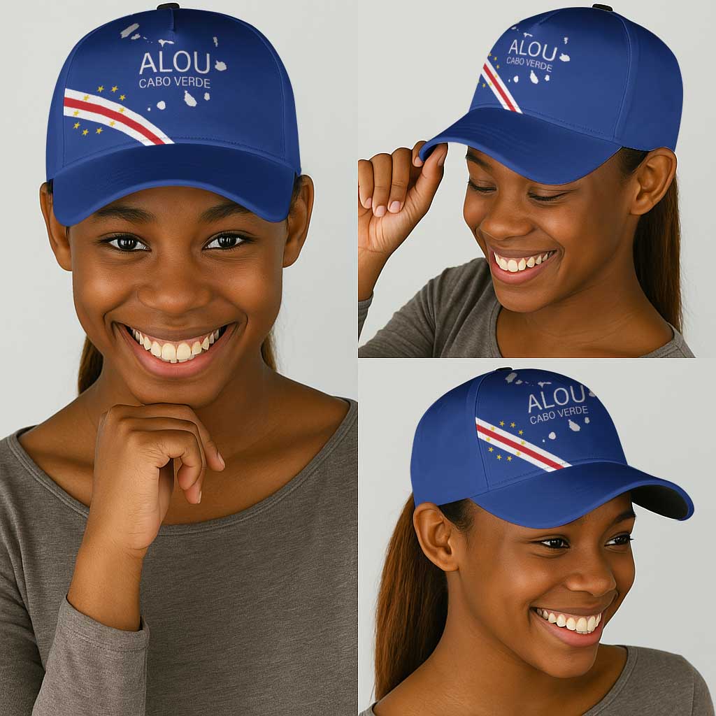 Alou Cabo Verde Football Classic Cap Island Map Flag Pride