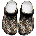 Mali Mud Cloth Legacy Clogs Shoes African Tribal Pattern - African Pride