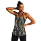 Mali Mud Cloth Legacy Women Racerback Tank African Tribal Pattern - African Pride