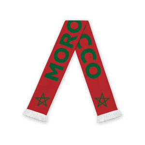 Morocco Football 2026 Soccer Scarf Flag Style
