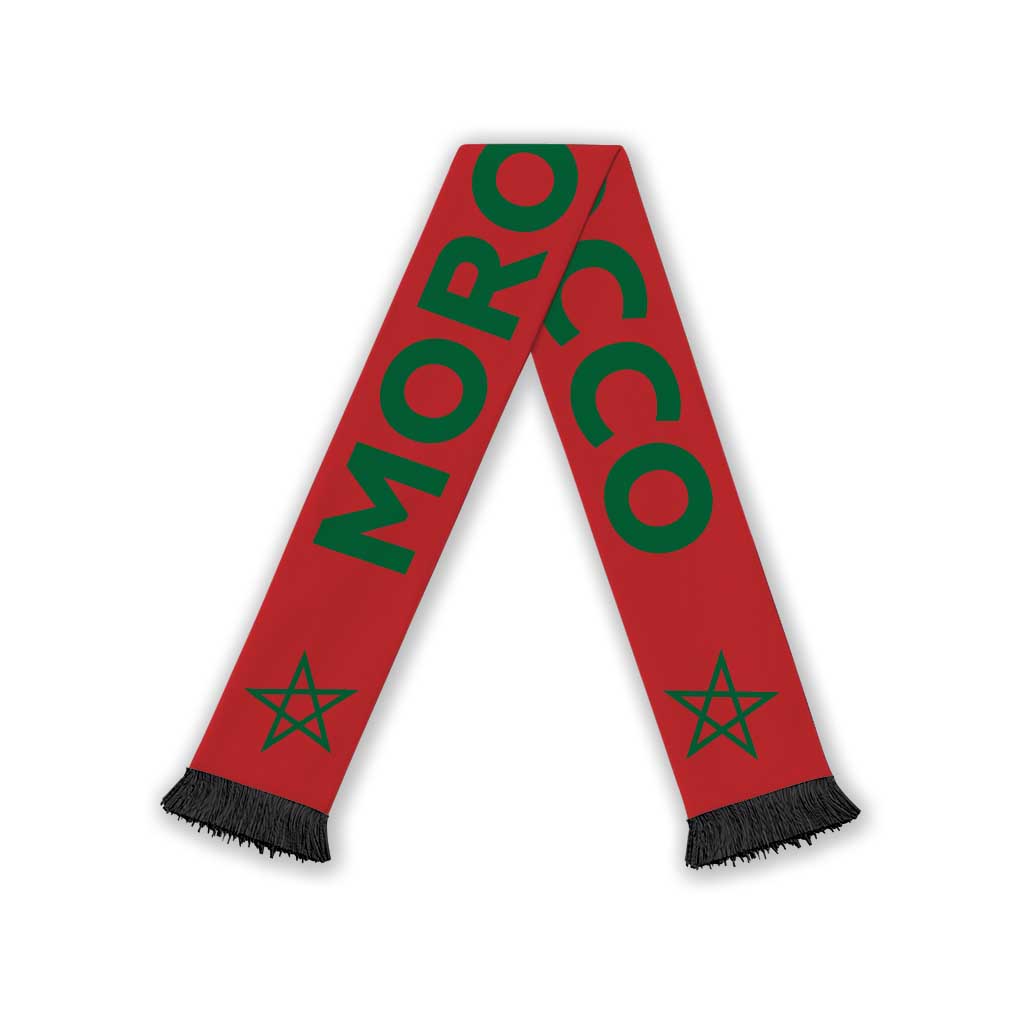 Morocco Football 2026 Soccer Scarf Flag Style