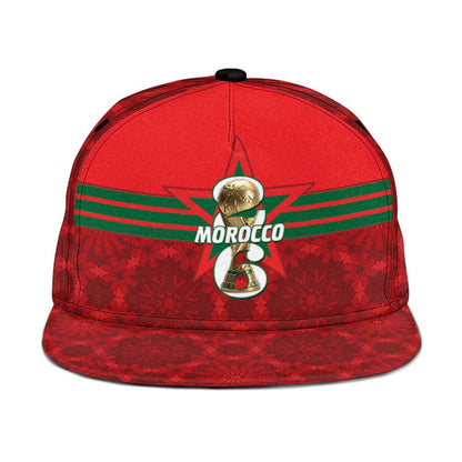 Morocco Football Snapback Cap 2026 Come On Atlas Lions - African Pride