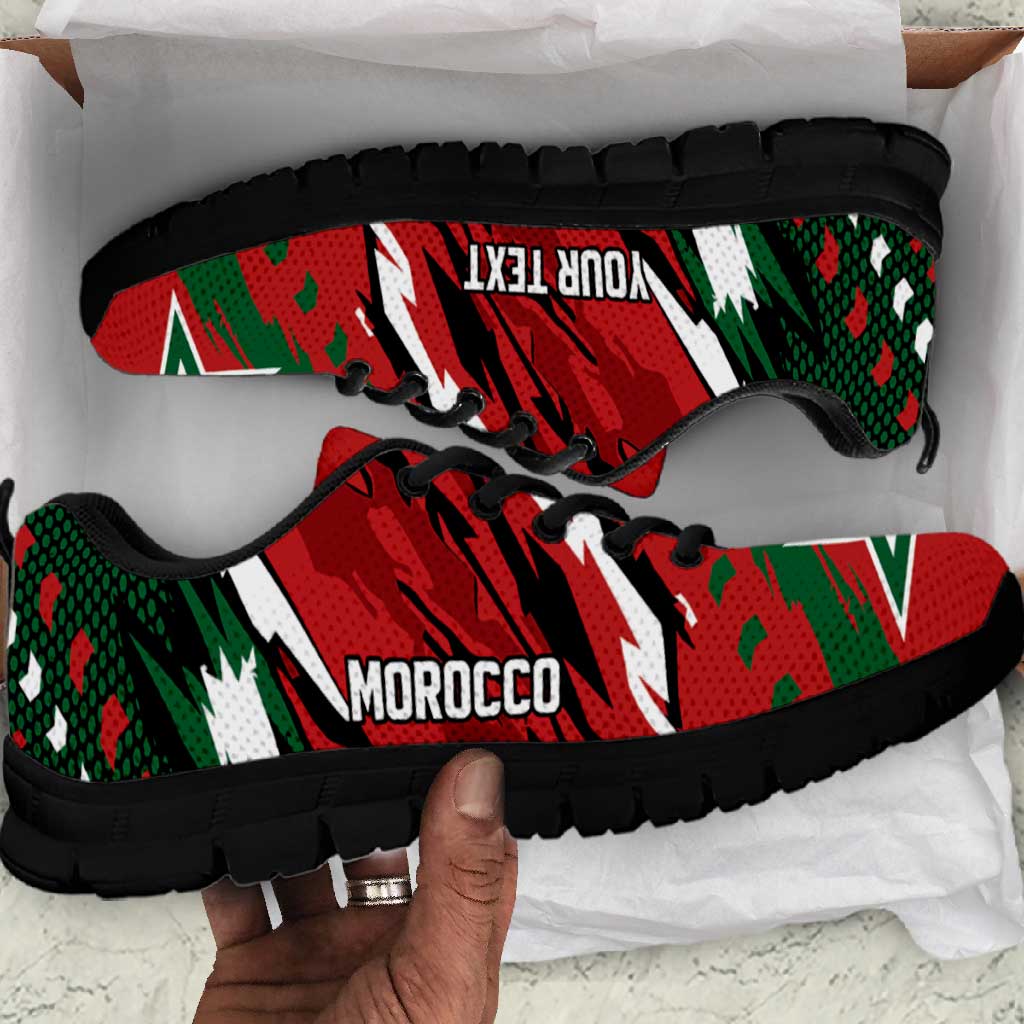 Morocco World Football 2026 Personalized Sneakers African Pride Never Dies