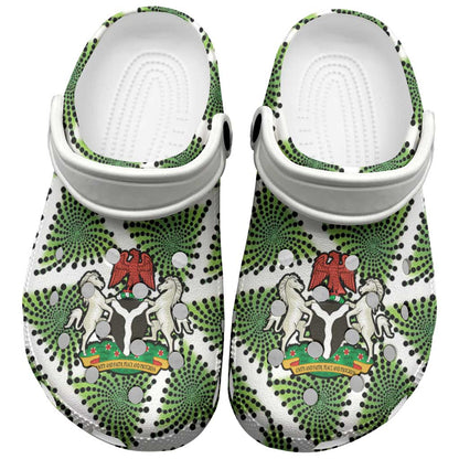 Nigeria Football Clogs Shoes Come On Super Eagles - African Pride
