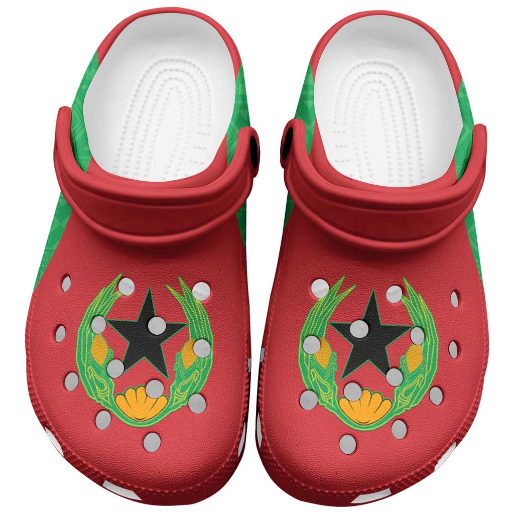 Personalised Afro Cape Verde (1975-1992) Clogs Shoes Mix African Pattern - African Pride