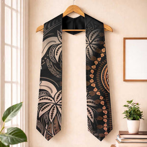 Polynesia Mixed African Dashiki Graduation Stole Afro-pacific Culture - Gold