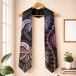 Polynesia Mixed African Dashiki Graduation Stole Afro-pacific Culture - Pastel