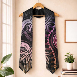 Polynesia Mixed African Dashiki Graduation Stole Afro-pacific Culture - Pastel