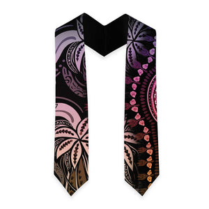 Polynesia Mixed African Dashiki Graduation Stole Afro-pacific Culture - Pastel