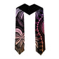 Polynesia Mixed African Dashiki Graduation Stole Afro-pacific Culture - Pastel