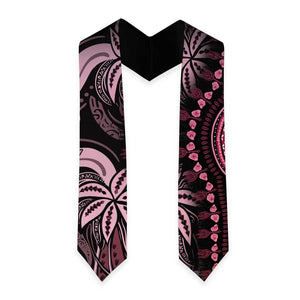 Polynesia Mixed African Dashiki Graduation Stole Afro-pacific Culture - Pink