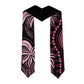 Polynesia Mixed African Dashiki Graduation Stole Afro-pacific Culture - Pink