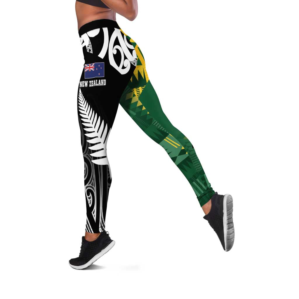 Rugby South Africa New Zealand Greatest Rivals Leggings Tribal Motifs