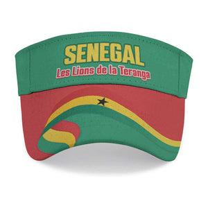 Senegal 2026 Football Sun Visor Cap Go Lions de la Teranga