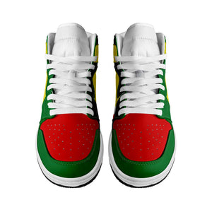 Senegal High Sneakers AJ1 Classic National Flag Style - African Pride