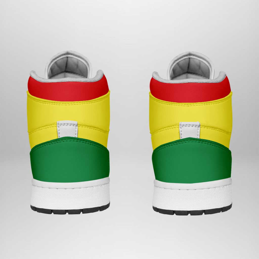Senegal High Sneakers AJ1 Classic National Flag Style - African Pride