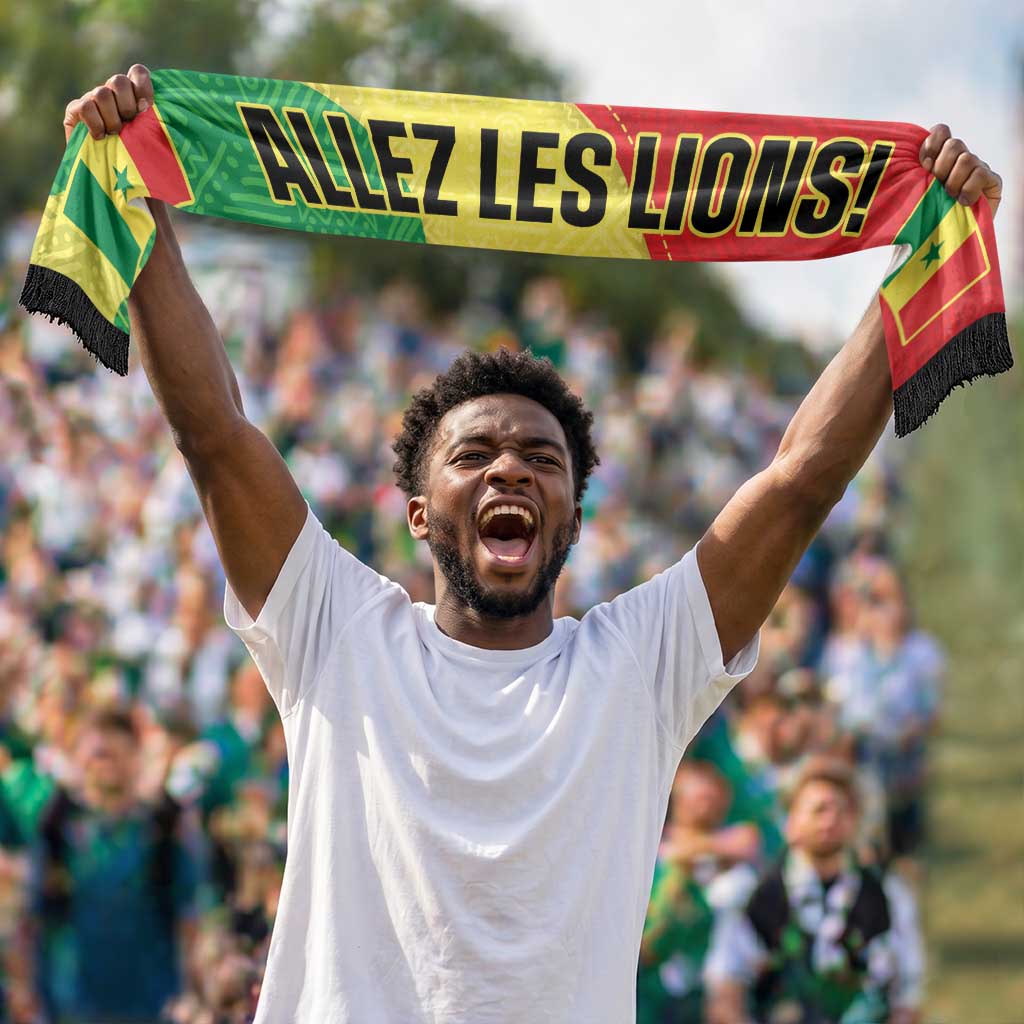 Senegal Kappu Adduna Soccer Scarf Teranga Textile Edition