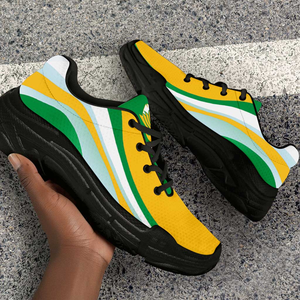 South Africa Football Chunky Sneakers Curve Style