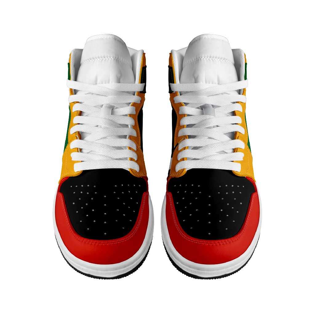 South Africa High Sneakers AJ1 Classic National Flag Style - African Pride